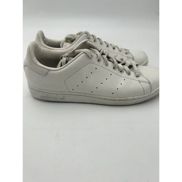 Adidas Sneaker Men's Size 11.5 White Lightweight Perforated Stan Smith lace Up - Picture 2 of 5